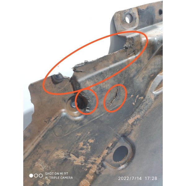 Protetor Assoalho Bmw X6 Tras D 2012/2015 51757158406 /16931