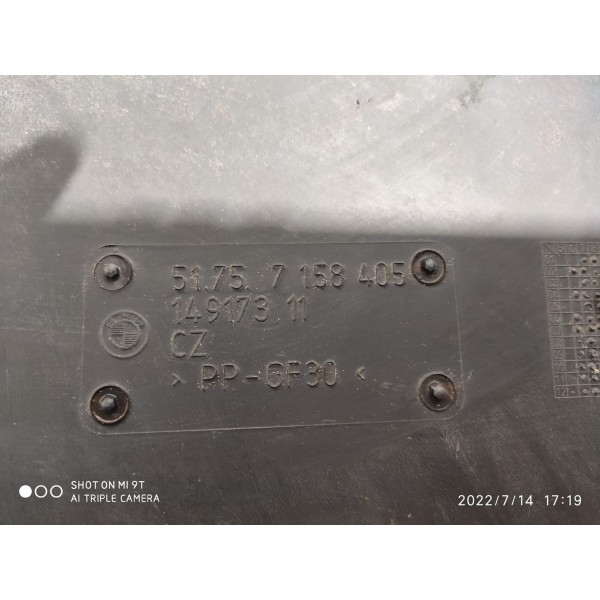 Protetor Assoalho Bmw X6 Tr E 2012/16 51757158405 Det /16930