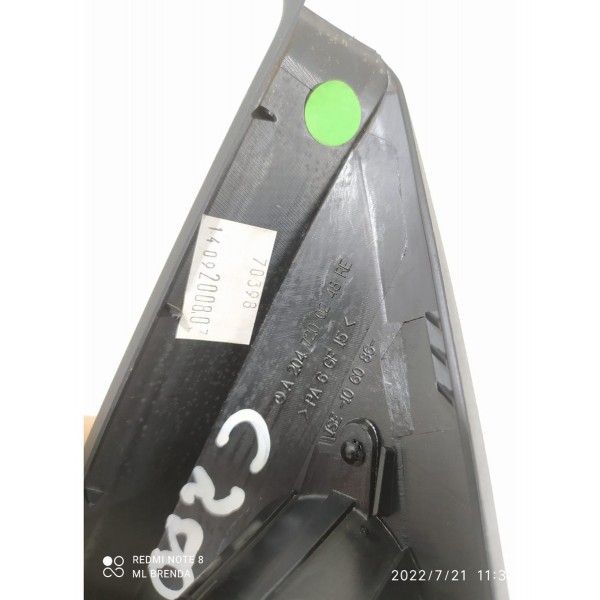 Acabamento Int Retrovisor Mercedes C200 C180 08/14 Dir/17010