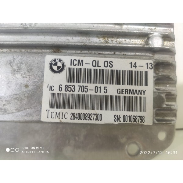 Módulo Icm Bmw X6 35i 3.0 2011/2017 6853705015 Orig / 16668
