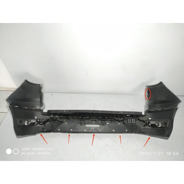 Parachoque Ecosport 2013 2014 2016 2018 Tras Detalhe / 17090