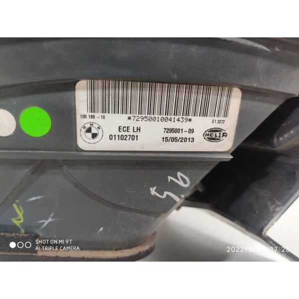 Lanterna Bmw X6 Esq Led 2013 2014 729500109 Orig /15115