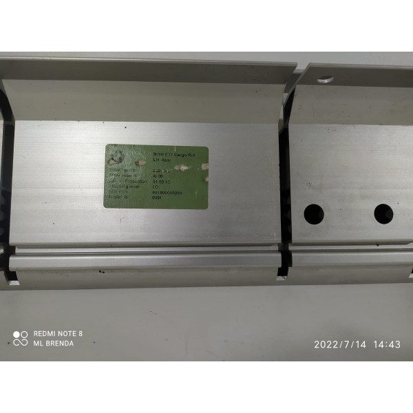 Trilho Porta Mala Bmw X6 Esquerdo 2013 2014 2015 / 16900