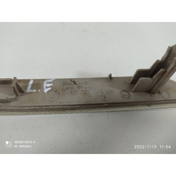Refletor Parachoque  Bmw X6 Diant Esq 2012/16 7187087 /16843
