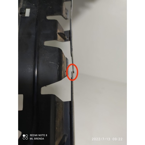 Guia Parachoque Bmw X6 Tras D 2012/2016 7176246 Det/16761