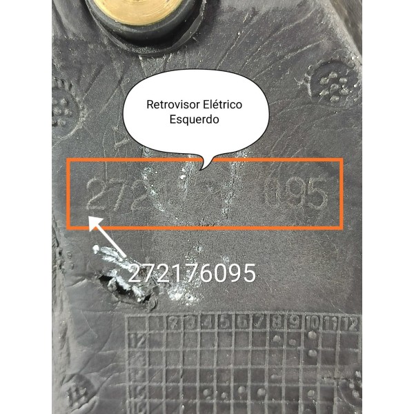 Retrovisor Spin Esquerdo Activ 2012 2014/2022 272176095