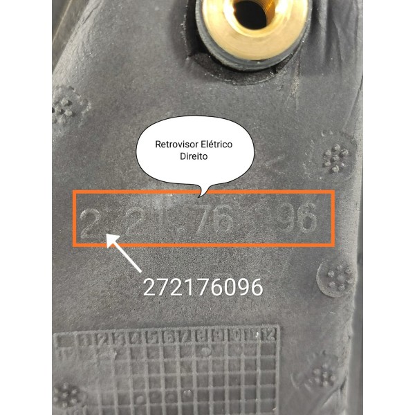 Retrovisor Spin Activ Direito 2012 2013/2022 Orig 272176094