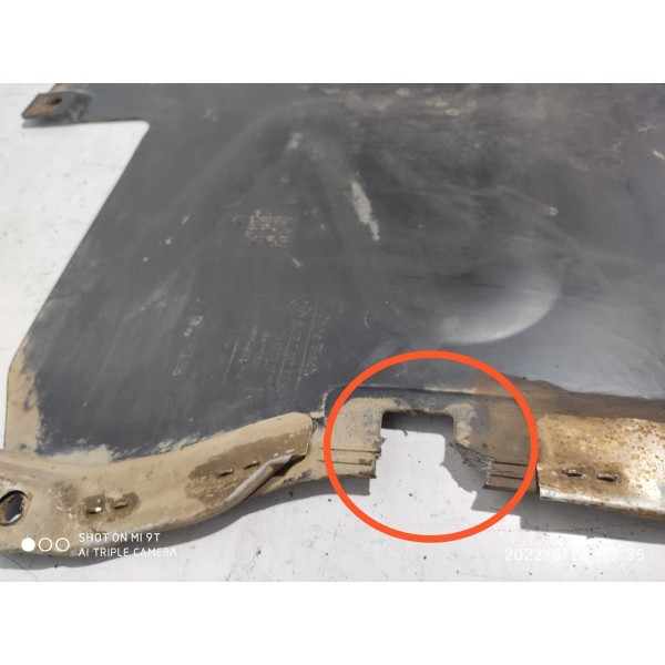 Protetor Assoalho Bmw X1 Diant Dir 2009/2014 Orig Det/ 16162