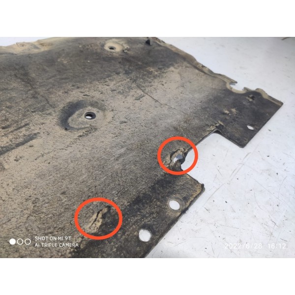 Protetor Assoalho Bmw X1 Esquerdo 2009/2015 Orig Det / 16156