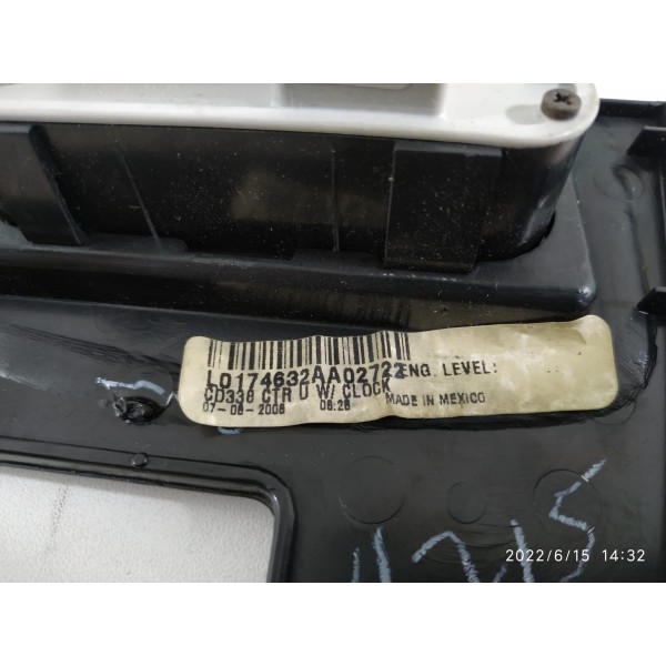 Relogio Moldura Midia Fusion 2006/2008 Orig / 15653