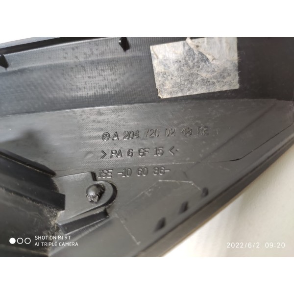 Moldura Int Retrovisor Mercedes C180 C200 Dir 08/14 /15392