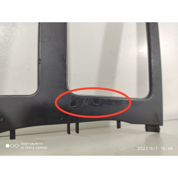 Moldura Console Central Mb C180 2011 Detalhe / 15499