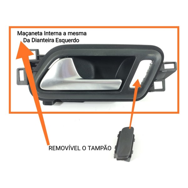 Macaneta Interna Amarok Esq Tras/diant 2010/2023 2h0837113d