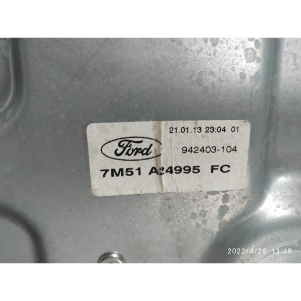 Maquina Vidro Focus Sed Tras Esq 2009/2013 7m51a24995 /14229