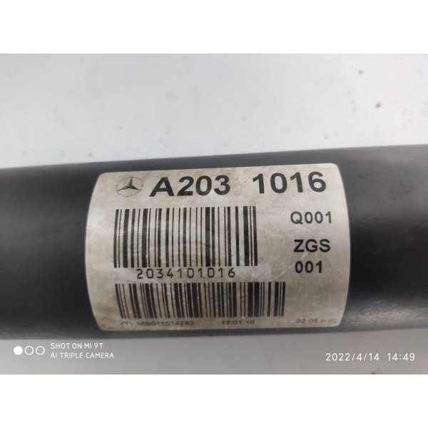 Eixo Cardan Mercedes Clc200 2008 2009 2010 Orig / 14029