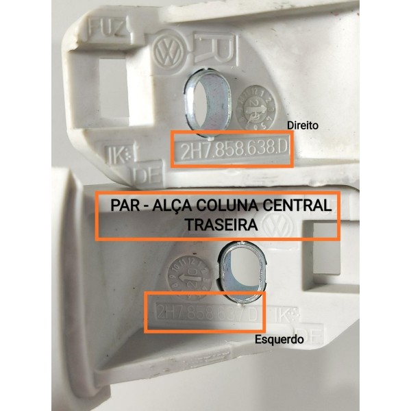Par Alca Teto Amarok Traseiras 2010 2016 2023 2h7858637d