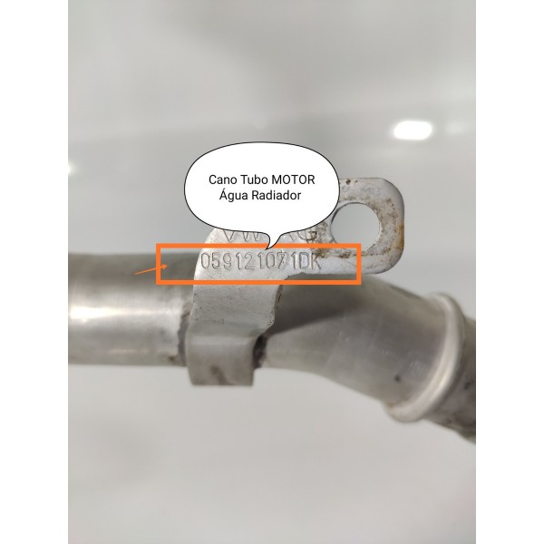 Cano Agua Radiador Amarok V6 2017 2023 059121071dk Orig