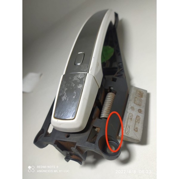 Maçaneta Externa Cruze Sensor Tras E 2011 2016 Orig/13715