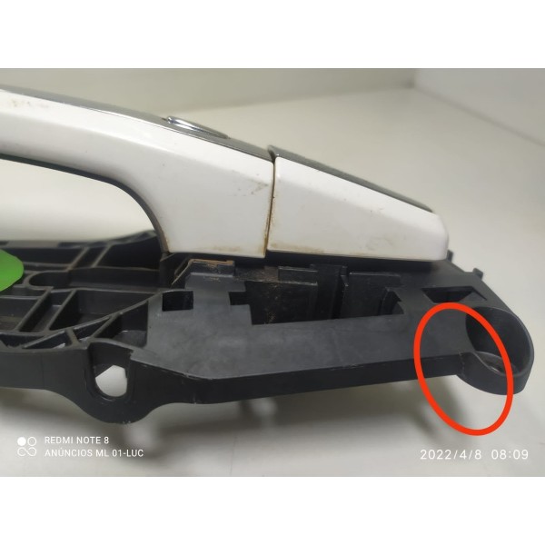 Maçaneta Externa Cruze Sensor Tras E 2011 2016 Orig/13715