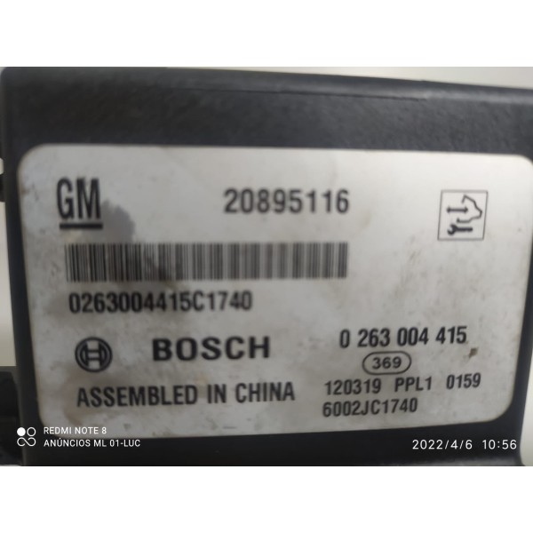 Modulo Sensor Estacionamento Cruze 2012 2016 20895116 /13701