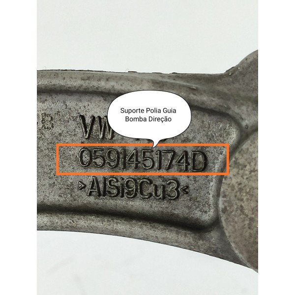 Suporte Polia Da Bomba Amarok V6 2017 2023 059145174d