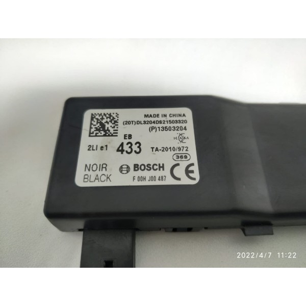 Modulo Receptor Alarme Cruze 2012 2013 2016  13503204 /13777