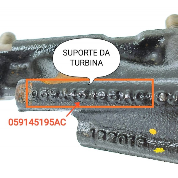 Suporte Turbina Amarok V6 2017 2023 059145195ac Orig