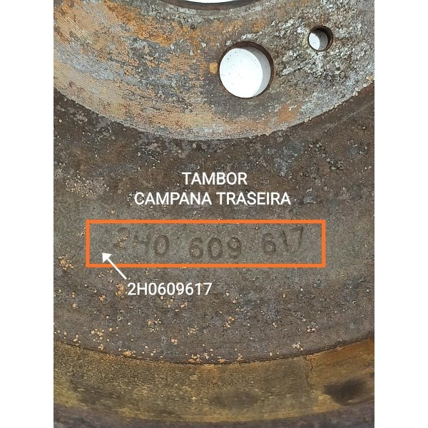 Tambor Panela Cubo Tras Amarok Espelho Dir 2015 2h0609617