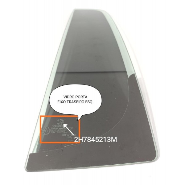 Vidro Vigia Porta Amarok Traseiro Esq 2010 2023 2h7845214m