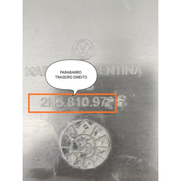 Parabarro Amarok Traseiro Dir 2010 2017 2019 2023 2h5810972b