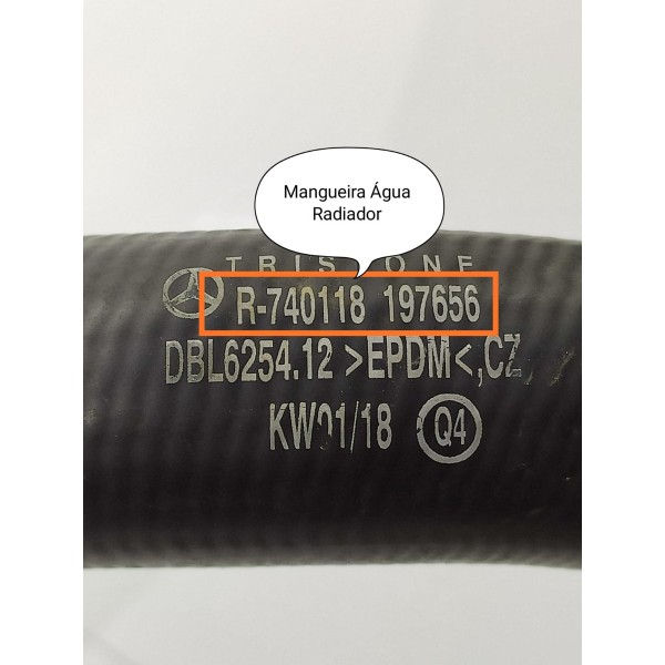 Cano Mangueira Rad Mercedes Gla Cla A 200 250 2019 Orig