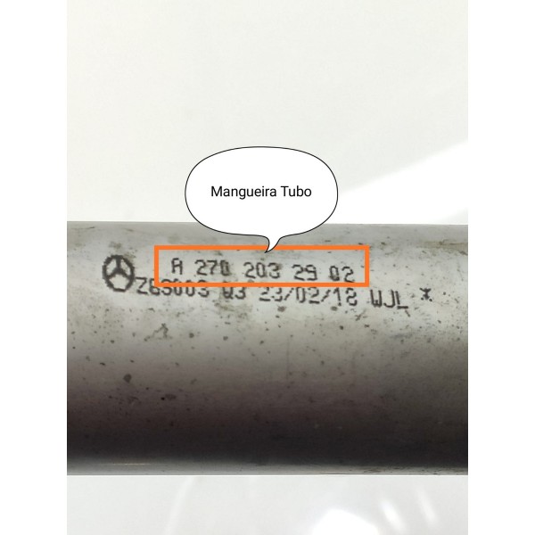 Cano Mangueira Rad Mercedes Gla Cla A 200 250 2019 Orig