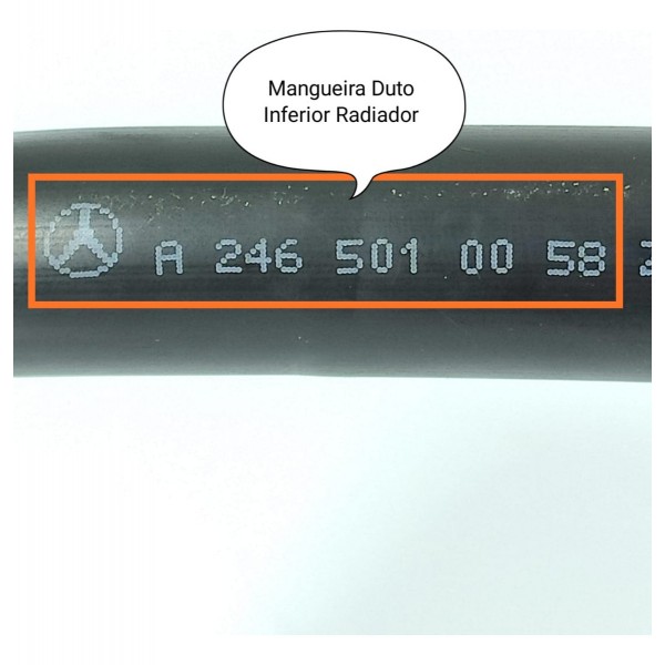 Mangueira Agua Rad Mercedes Gla Cla A 200 2015/2020