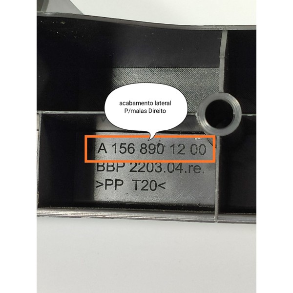 Acabamento Porta Malas Mercedes Gla 200 250 Direito