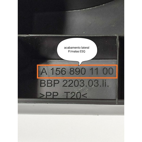 Acabamento Porta Malas Mercedes Gla 200 250 Esquerdo