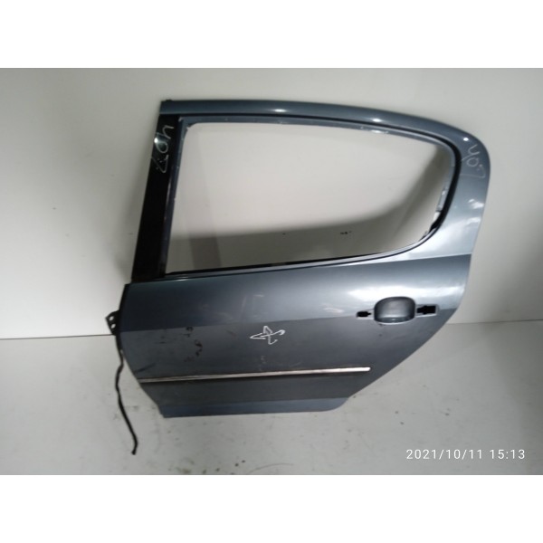 Porta Peugeot 307 Traseira Esquerda 2010 2011 12 2013 2014