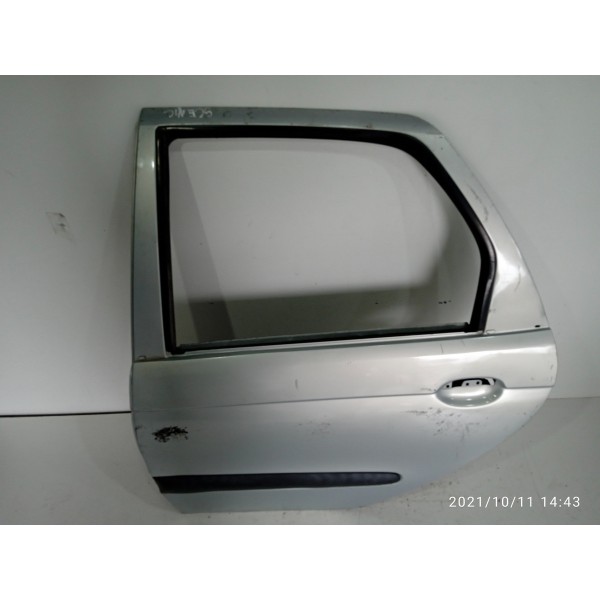 Porta Renault Scenic Traseira Esquerda 2005 2006 2007