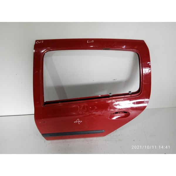 Porta Clio Traseira Esquerda 2008 2009 2010 2011 2012