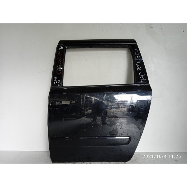 Porta Kia Carnival Traseira Esquerd 2009 2010 2011 2012 2013