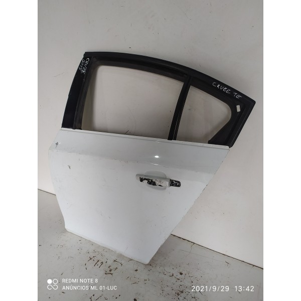 Porta Cruze Sedan Traseira Esquerda 2012 2013 2014 2015 2016