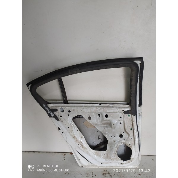 Porta Cruze Sedan Traseira Esquerda 2012 2013 2014 2015 2016