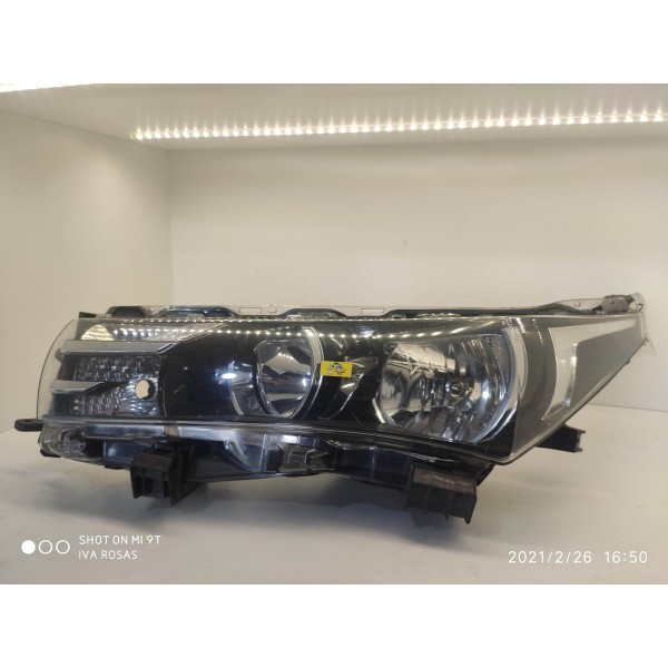 Farol Toyota Corolla Esquerdo 2015 Original Detalhe  /00260