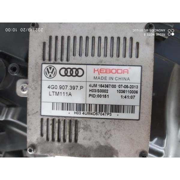 Farol Audi A3 Esquerdo 2015/2019 Completo Det 8v0941005 Esquerdo/motorista