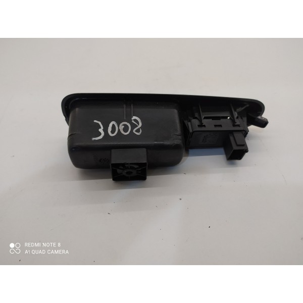 Botao Vidro Peugeot 3008 Traseiro Direito 2012 2013 2014