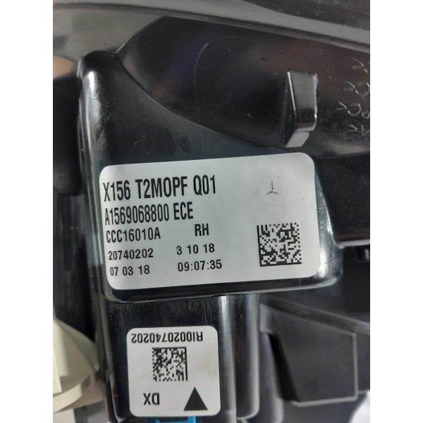 Lanterna Mercedes Gla 200 Direit Tampa 2018 2020 A1569068800