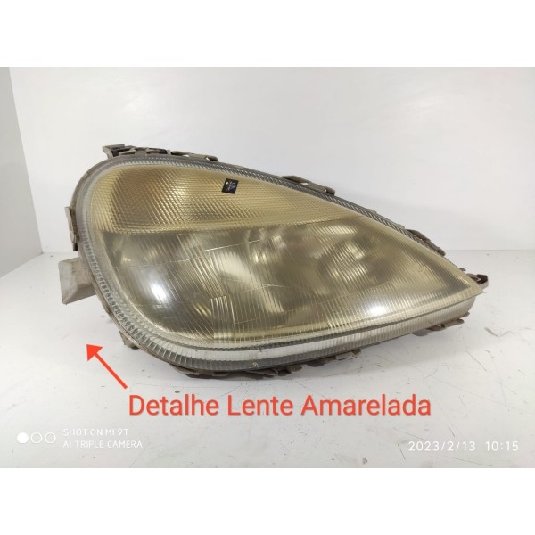 Farol Mercedes Classe A Direito 2000 2001 Detalhes