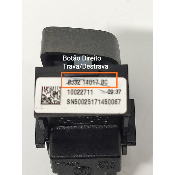 Botão Trava Portas Evoque Direito 2011 2012/2020 Bj3214017bc