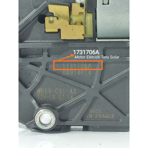 Motor Teto Solar Evoque 2011 2012 2013/2020 1731706a