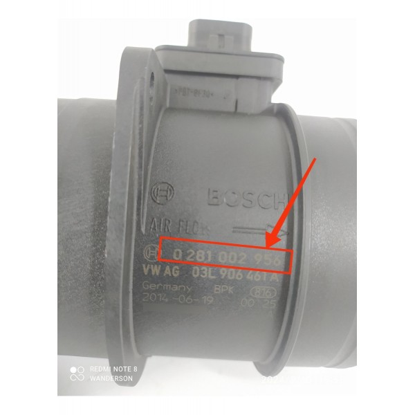 Sensor Fluxo Ar Amarok 2.0 2011 2012/2020   0281002956