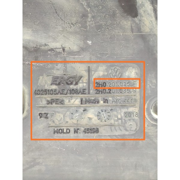 Tanque Amarok 2.0 2010 2011 2012 2020/2023 2h0201085f